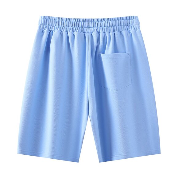 Casablanca Blue Graphic-Print Drawstring Athletic Shorts - Picture 2 of 8